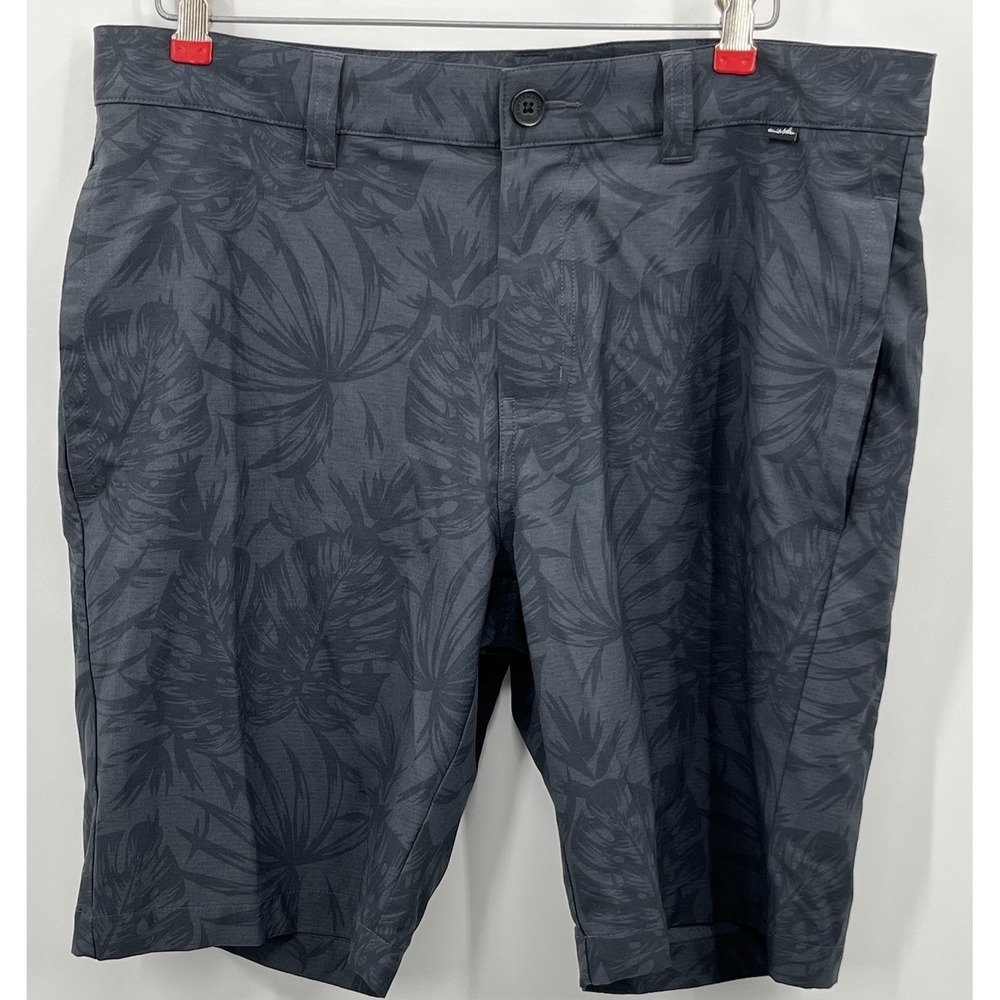 Travis Mathew 10" Golf Shorts Mens Size 34 Palm Tree Print